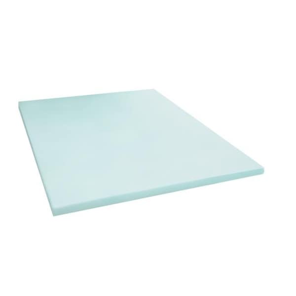 Memory Foam Solutions Memory Foam Solutions UBSMFSTGSQ3 3 in. Thick Queen Size Gel Swirl Visco Elastic Memory Foam Mattress Pad Bed Topper UBSMFSTGSQ3 - main